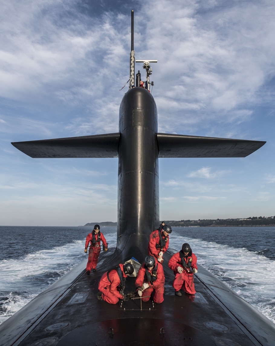 MECACHROME Sous Marin Nucléaire Lanceur d'engin