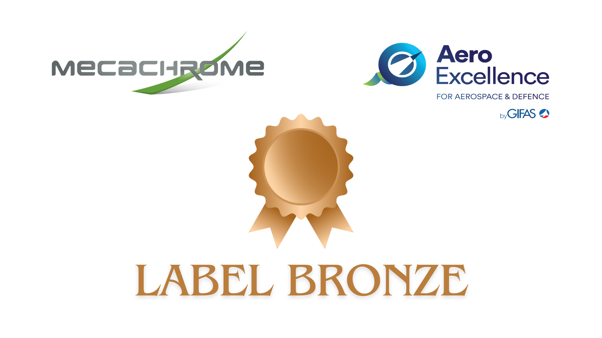 Certification Label Bronze Aero Excellence à Amboise